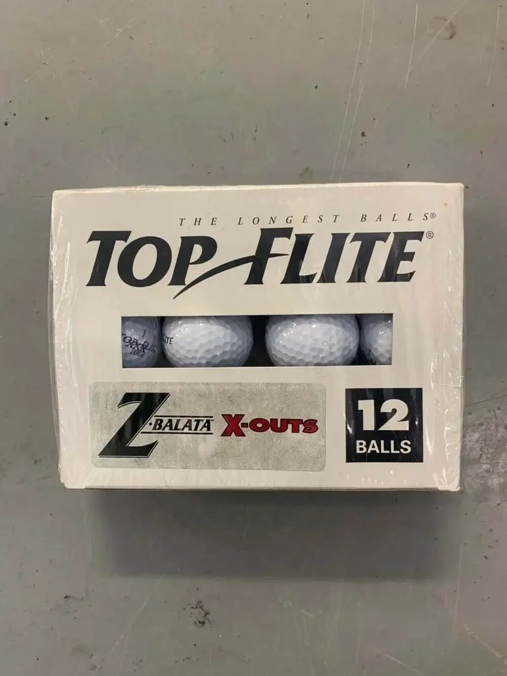 Top-Flite Z-Balata X-Outs 12-Pack Golf Balls NEW